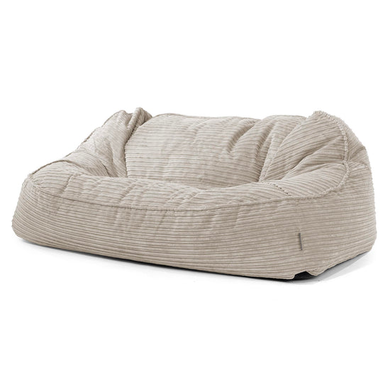 Le Canapé Pouf Géant Doudou - Côtelé Vison 01