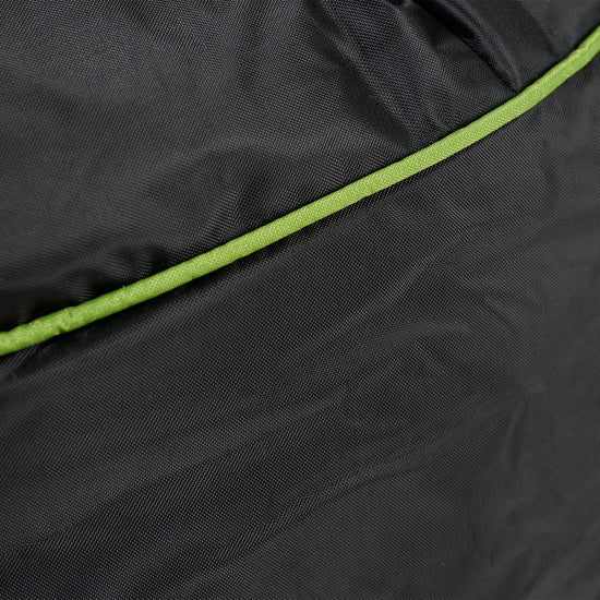 Fauteuil Gaming Pouf Matelassé - Noir / Vert 08