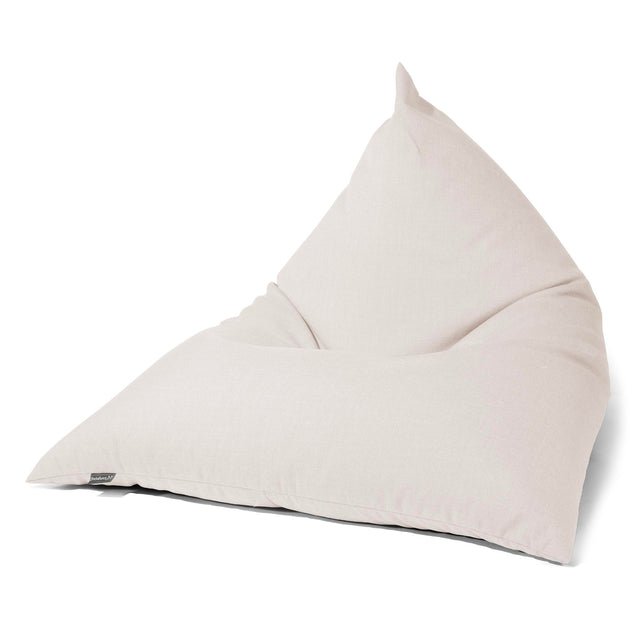 Gros Pouf Poire Extérieur - Sunbrella Ivoire 01