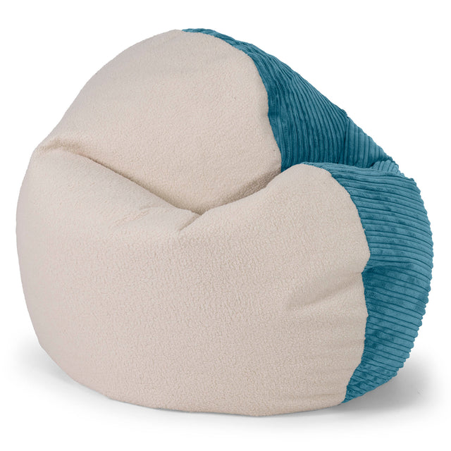 Pouf Fauteuil Flexiforme pour Enfants de 1 à 3 ans Housse de Remplacement - Bouclé & Côtelé 01