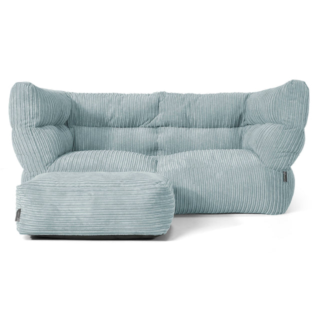 Canapé Pouf Albert 2 places - Vert Menthe 02