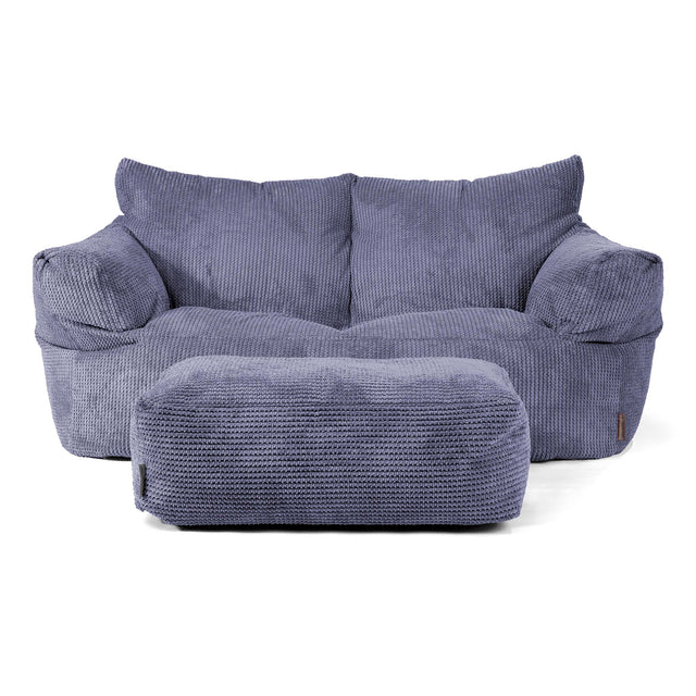 Joséphine Canapé Pouf - Pompon Violet 02