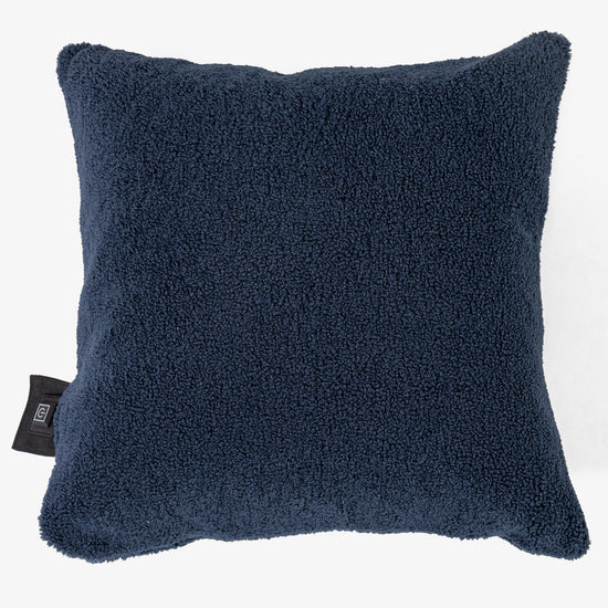 Coussin Chauffant 45 x 45cm - Sherpa Bleu Marine 01