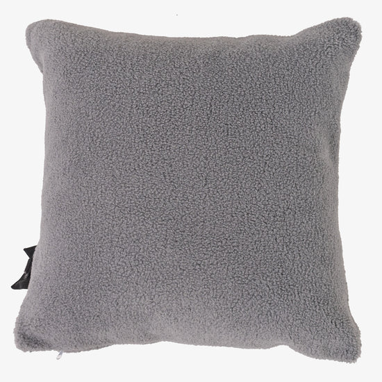 Coussin Chauffant 45 x 45cm - Sherpa Gris 01