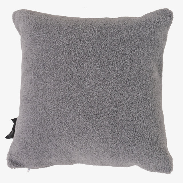 Coussin Chauffant 45 x 45cm - Sherpa Gris 01