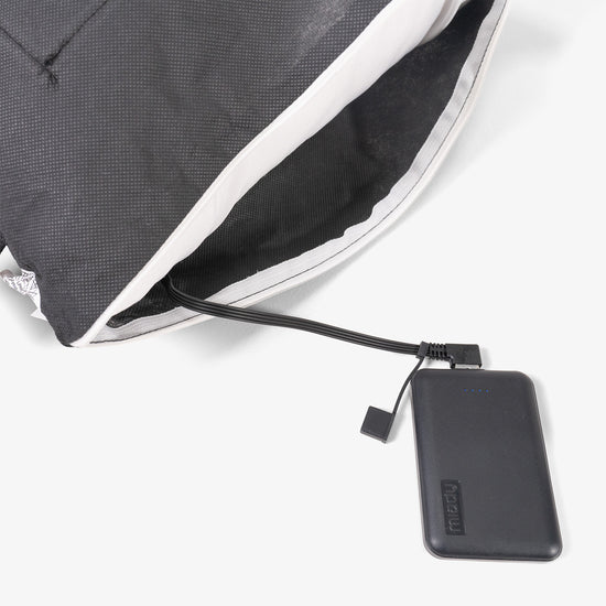 Coussin Chauffant 45 x 45cm - Sherpa Gris 05