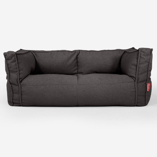 Canapé Pouf Albert 2 places Housse de Remplacement - Bouclé 01