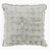 Grand Housse de Coussin 70 x 70cm - Fausse Fourrure à Bulles Vert Sauge 01