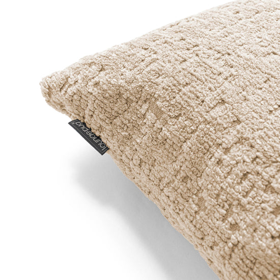 Housse de Coussin 47 x 47cm - Chenille Luxe Vison 02