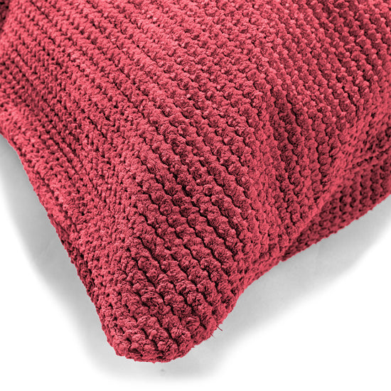 Housse de Coussin 47 x 47cm - Pompon Rouge pastel 03