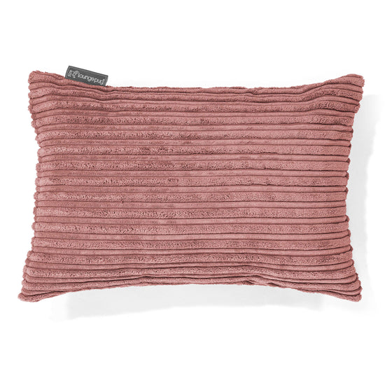 Housse de Coussin Rectangulaire 35 x 50cm - Côtelé Pêche 01
