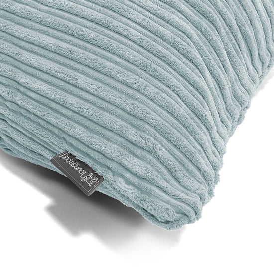 Housse de Coussin Rectangulaire 35 x 50cm - Côtelé Verte Menthe 02