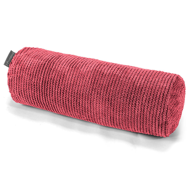 Housse de Traversin 20 x 55cm - Pompon Rouge pastel 01