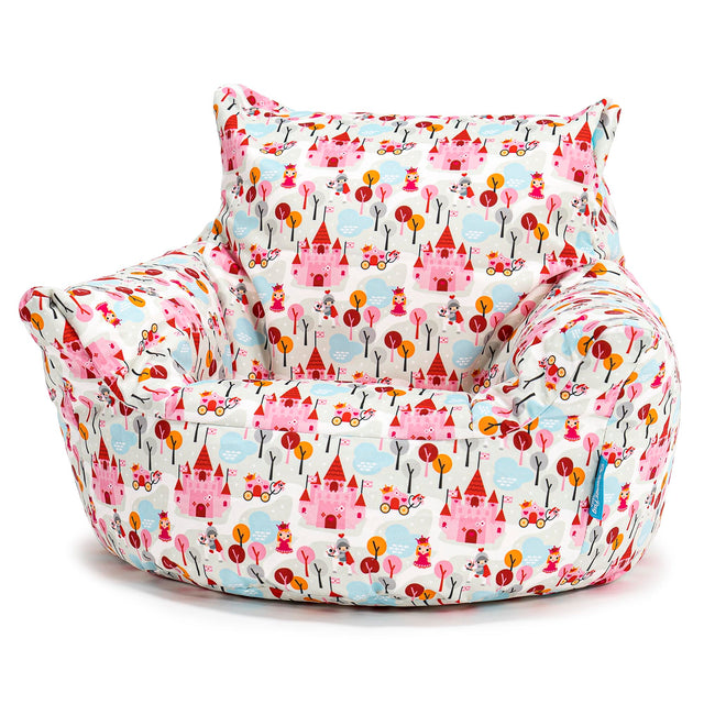 Fauteuil Pouf Bambin 1-3 ans - Imprimé Princesse 01
