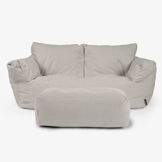 Joséphine Canapé Pouf - Bouclé Ivoire 02