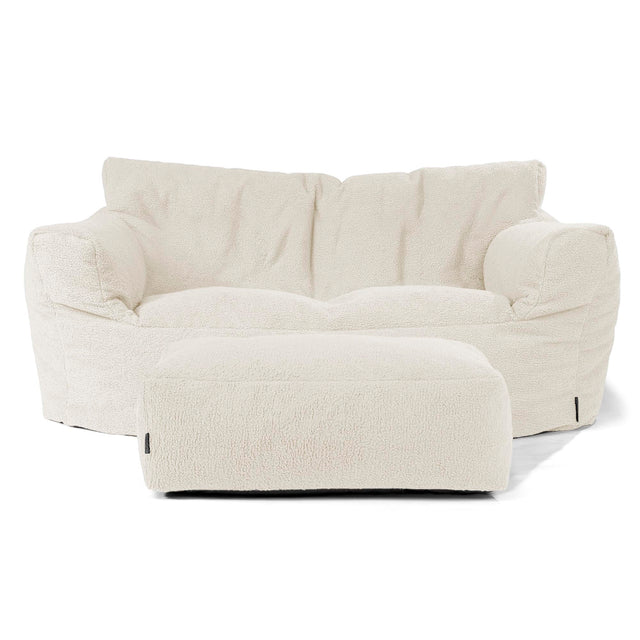 Joséphine Canapé Pouf - Bouclé Ivoire 02