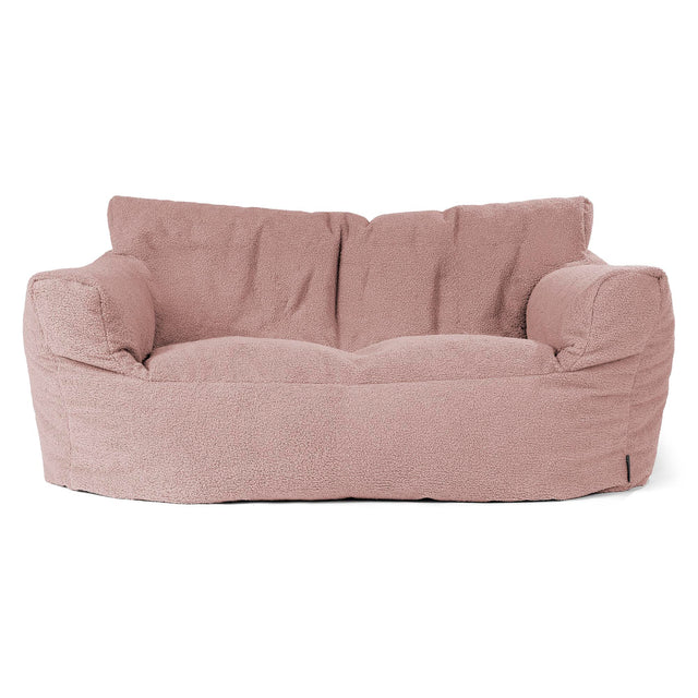 Joséphine Canapé Pouf - Bouclé Rose 01