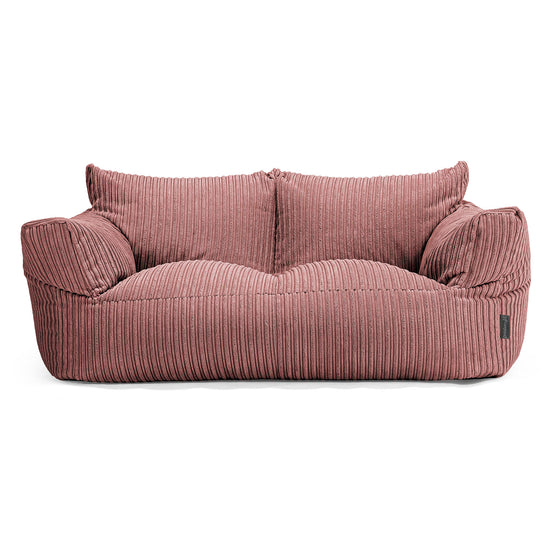 Joséphine Canapé Pouf - Côtelé Pêche 01