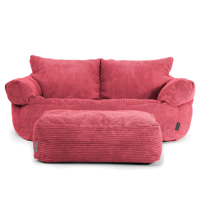 Joséphine Canapé Pouf - Pompon Rouge pastel 02