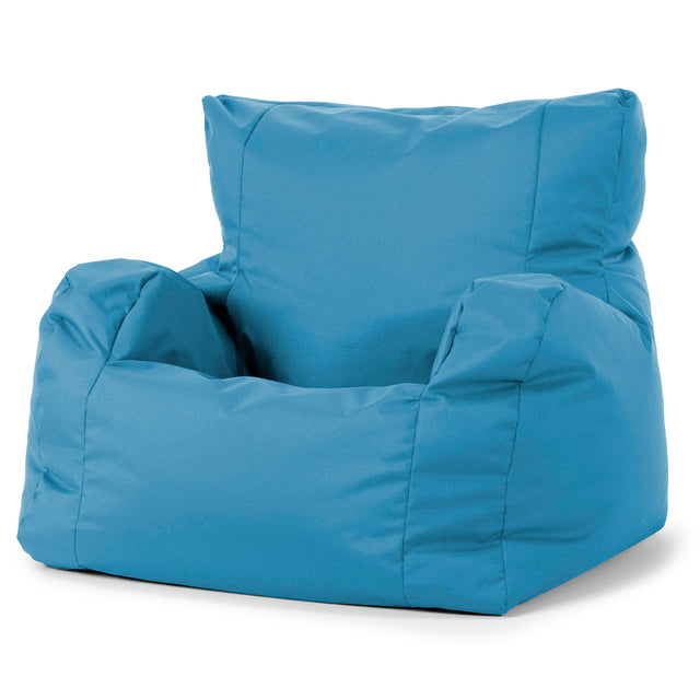Joséphine Pouf Fauteuil Design - Entretien Facile Extérieur Bleu Turquoise 01