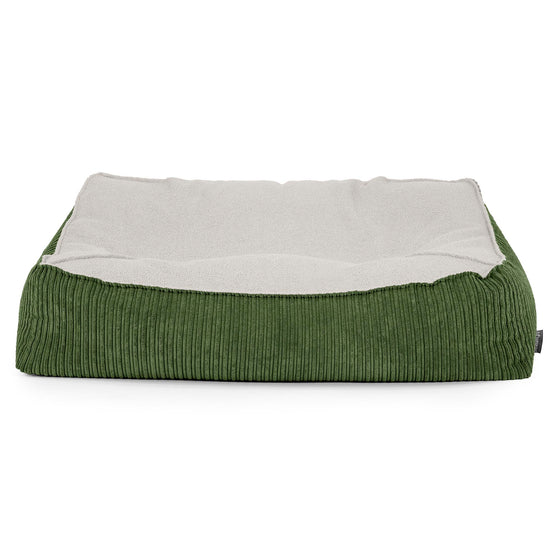 Le Canapé Pouf Doudou - Bouclé & Côtelé Vert Forêt 02