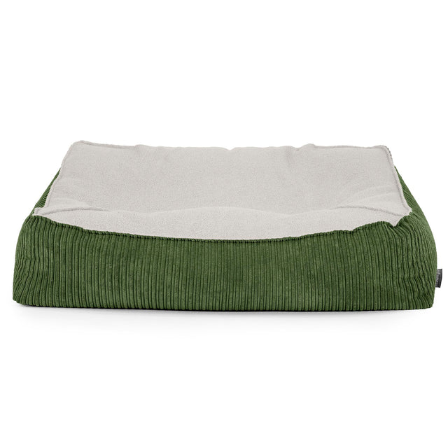 Le Canapé Pouf Doudou - Bouclé & Côtelé Vert Forêt 02