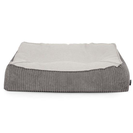 Le Canapé Pouf Doudou - Bouclé & Côtelé Anthracite 02