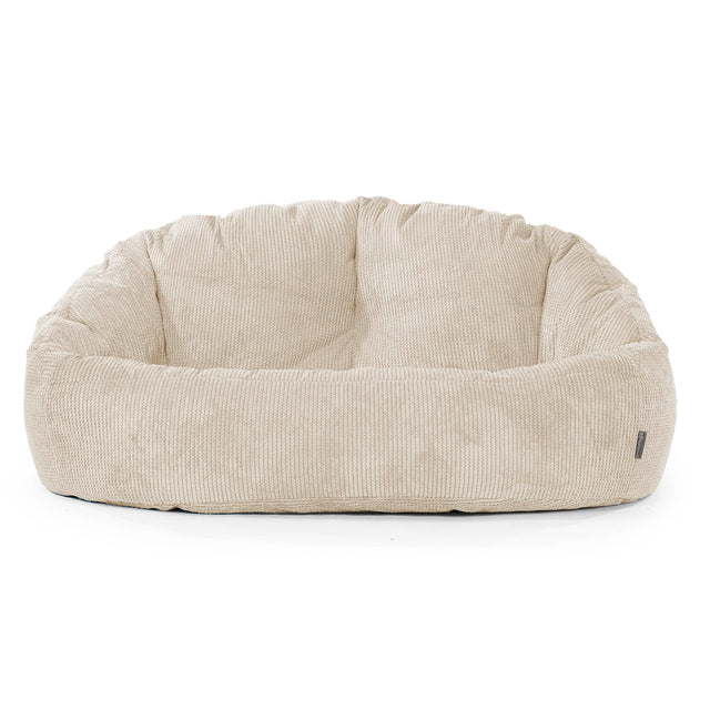 Pouf Canapé Bubble - Pompon Crème 01