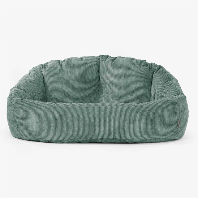 Pouf Canapé Bubble - Pompon Vert Mousse 01
