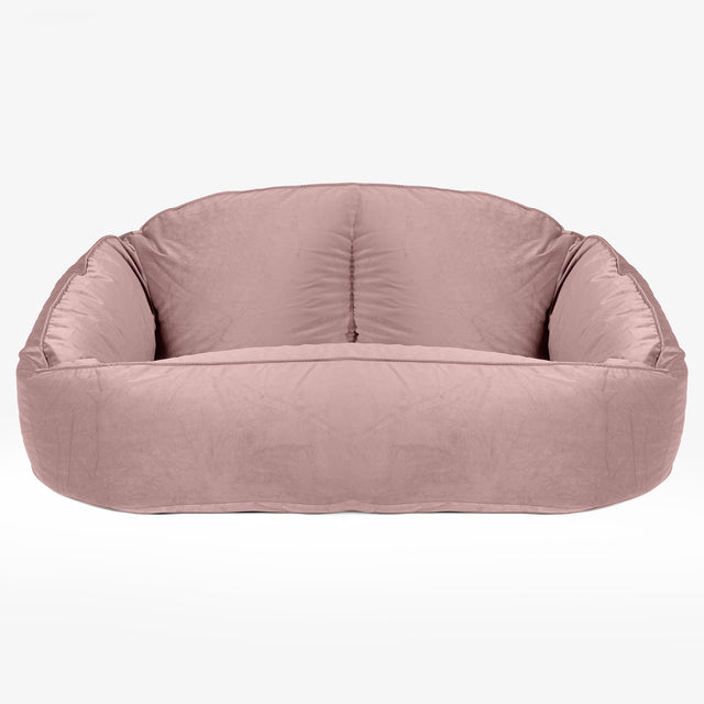 Pouf Canapé Bubble - Velours Rose 01