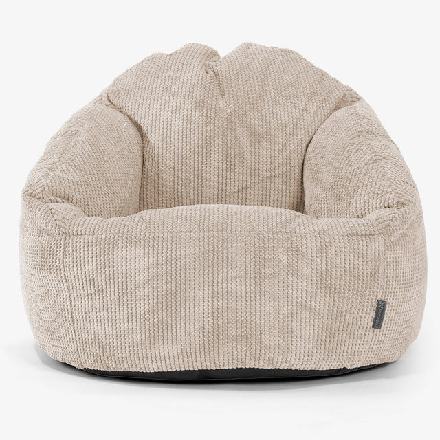 Pouf Chaise Bubble - Pompon Crème 01