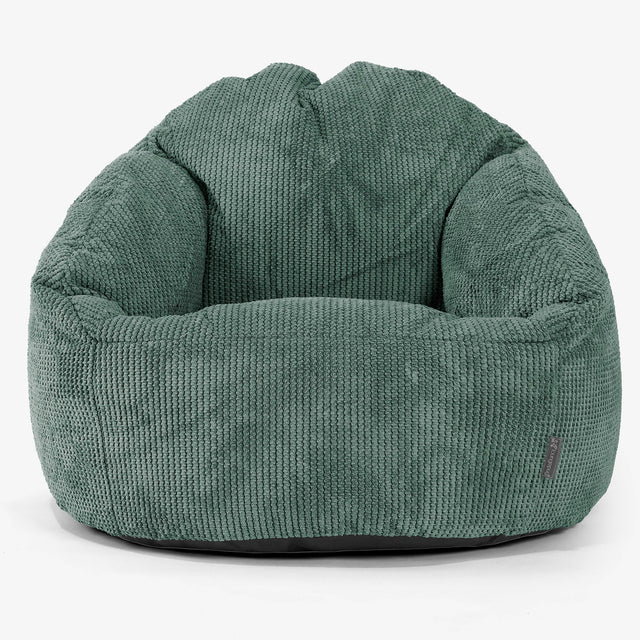 Pouf Chaise Bubble - Pompon Vert Mousse 01