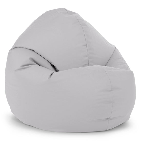 Pouf Flexiforme pour Adultes - Entretien Facile Extérieur Argent 01