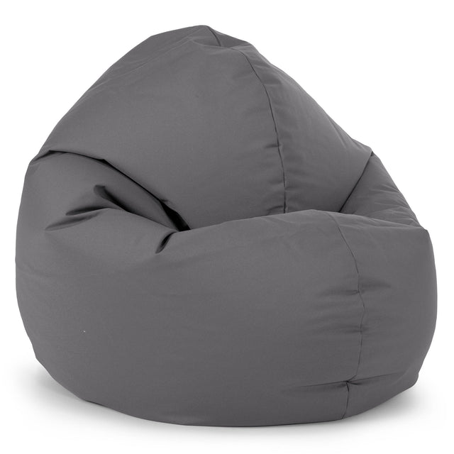 Pouf Flexiforme pour Adultes - Entretien Facile Extérieur Gris Foncé 01