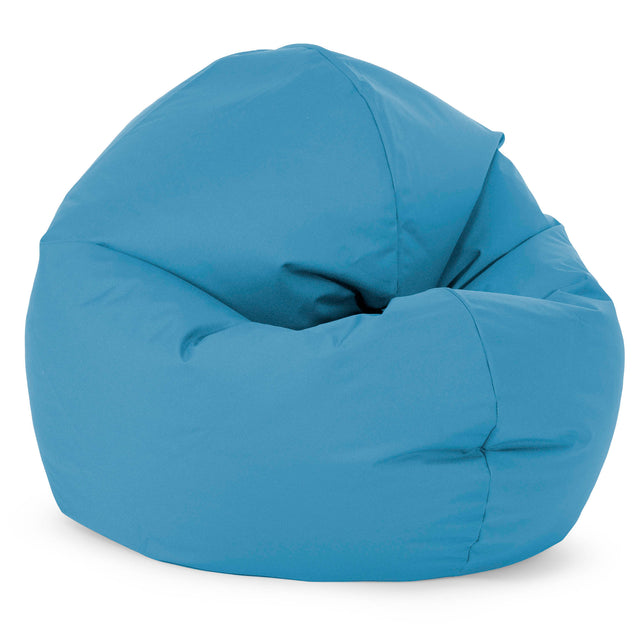 Pouf Junior Flexiforme pour Enfants 2-14 ans - Entretien Facile Extérieur Bleu Turquoise 01