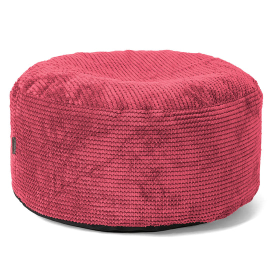 Pouf Ottoman avec Plateau - Pompon Rouge pastel 02