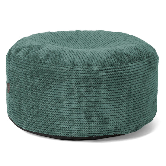 Pouf Ottoman avec Plateau - Pompon Vert Mousse 02