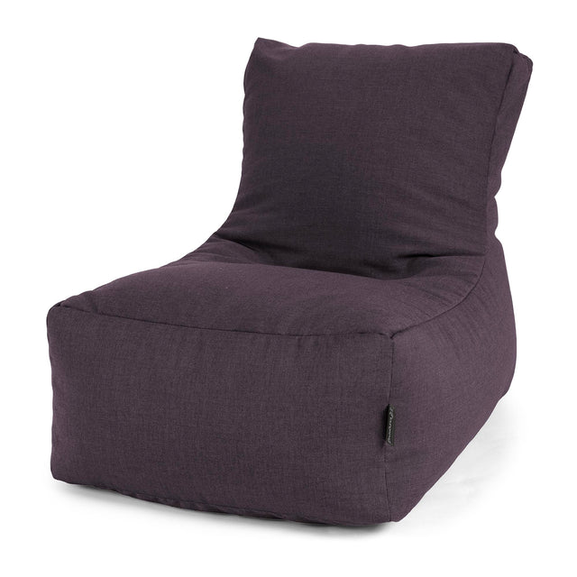 Pouf Bain de Soleil Extérieur - Sunbrella Bleu Marine 01