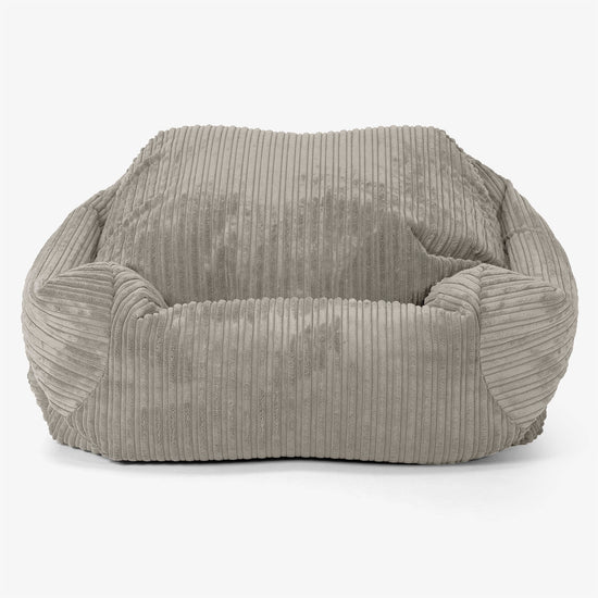 Pouf Fauteuil Sabine - Côtelé Vison 02