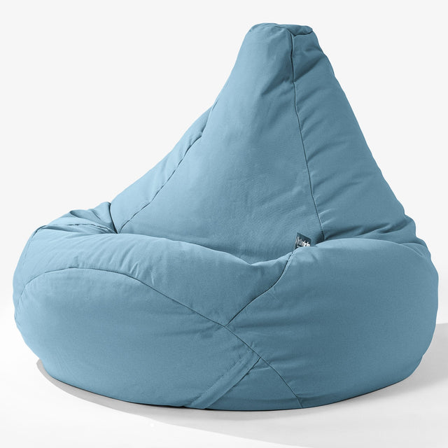 Big Bertha Original, SoleiStorm™ Ultra 2000 h+ Pouf Poire Gamer, Pouf Poire, Extérieur, Olefin Bébé Bleu