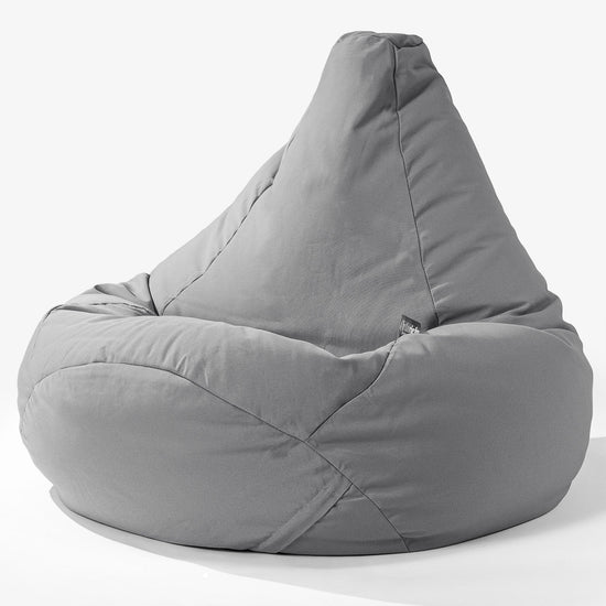 Big Bertha Original, SoleiStorm™ Ultra 2000 h+ Pouf Poire Gamer, Pouf Poire, Extérieur, Olefin Gris moyen