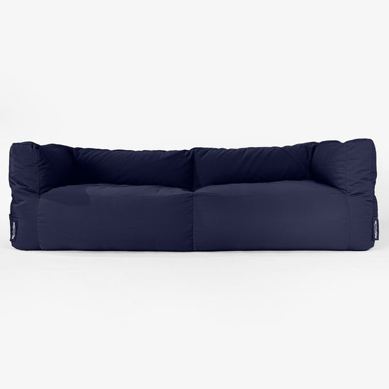 Big Bertha Original, SoleiStorm™ Ultra 2000 h+ Canapé Pouf , Gros Pouf, Extérieur, Olefin Bleu Marine