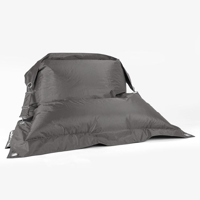 Pouf Géant XXL Original 'Braced' - SmartCanvas™ Anthracite 01