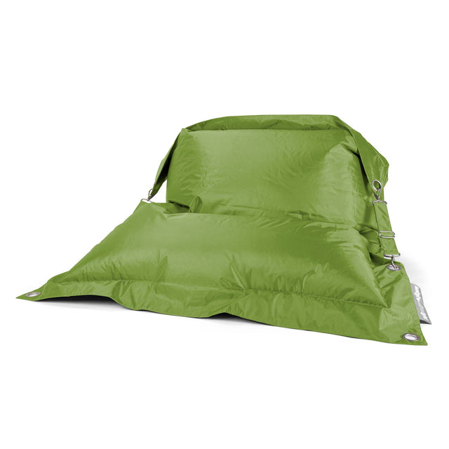 Pouf Géant XXL Original 'Braced' - SmartCanvas™ Vert Acide 01