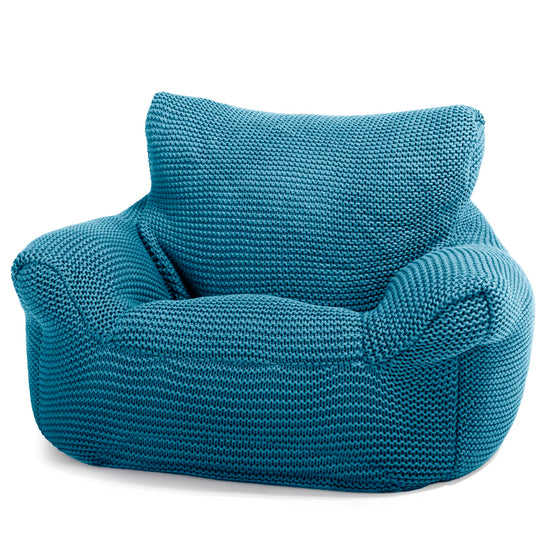 LOUNGE PUG - Ellos Tricoté - Fauteuil Enfant, Pouf Enfant - Mer égée