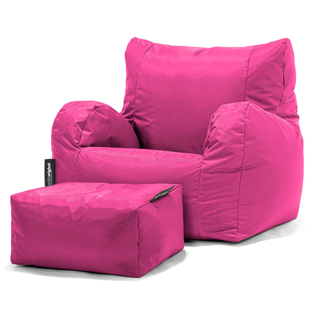 Fauteuil Pouf - SmartCanvas™ Rose Cerise 02