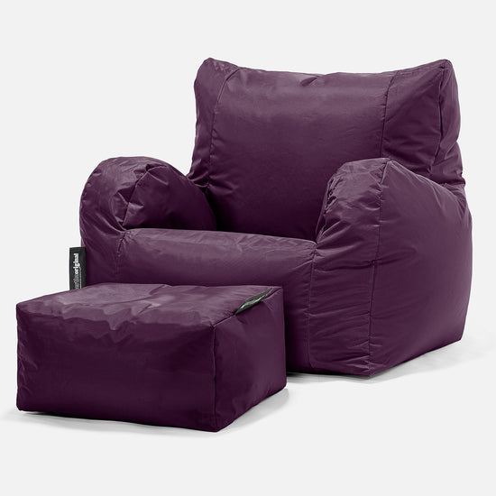 SmartCanvas™ Fauteuil Pouf - Violet 02
