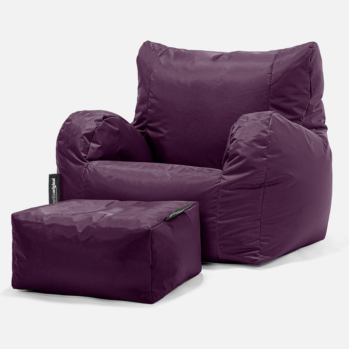 SmartCanvas™ Fauteuil Pouf - Violet 02