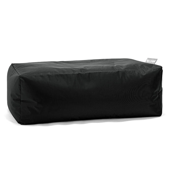 SmartCanvas™ Gros Pouf Repose Pied - Noir 01