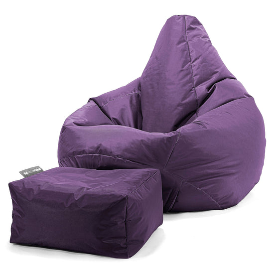 Pouf Poire Gamer - SmartCanvas™ Violet 02
